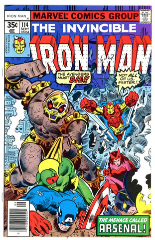 Iron Man #114 NEAR MINT  1978 first Arsenal