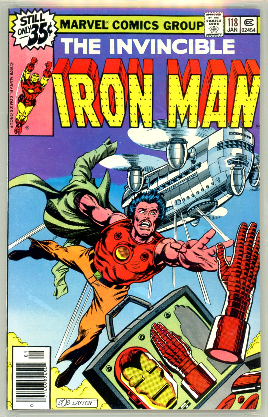 Cedar Chest Comics - Iron Man #118 CGC graded 9.6 - first Jim