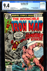 Iron Man #120 CGC graded 9.4 - 1st appearance of Justin Hammer