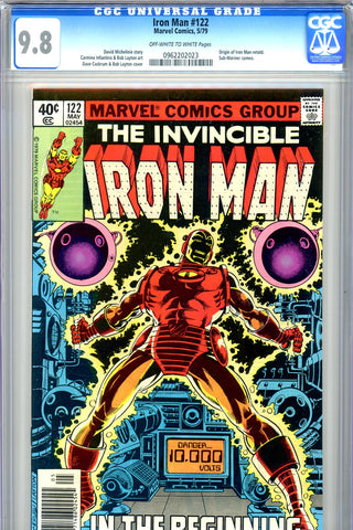 Iron Man #122 CGC graded 9.8 - HIGHEST GRADED - SOLD!