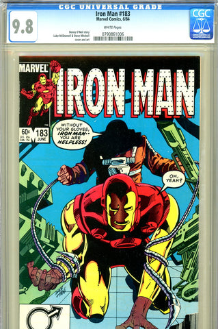 Iron Man #183 CGC graded 9.8 - Denny O'Neil story - SOLD!