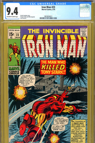 Iron Man #23 CGC graded 9.4 - Tuska and Esposito cover and art - SOLD!