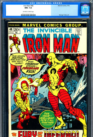 Iron Man #048 CGC graded 9.6 - Firebrand c/s - SOLD!