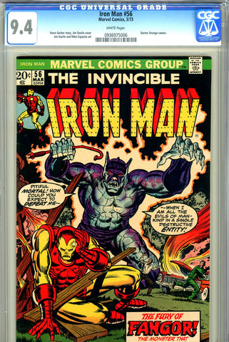 Iron Man #056 CGC graded 9.4 - Jim Starlin cover/art - SOLD!