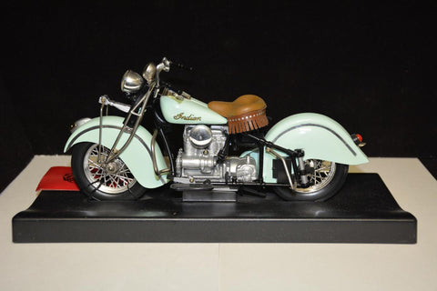 1942 Indian motorcycle (turquoise)
