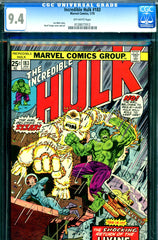Incredible Hulk #183 CGC graded 9.4 Zzzax cover and story - 2nd app.