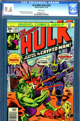Incredible Hulk #205 CGC graded 9.6 death of Jarella - 2nd highest graded
