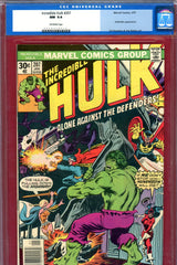 Incredible Hulk #207 CGC graded 9.4 Defenders cover and story