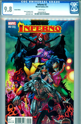 Inferno #2  CGC graded 9.8 - Variant Edition - HG   SOLD!