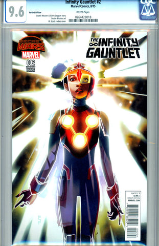 Infinity Gauntlet #1  CGC graded 9.6 - Variant Edition SOLD!