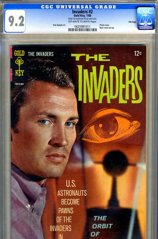 Invaders #2   CGC graded 9.2 - photo covers (Gold Key) - SOLD!