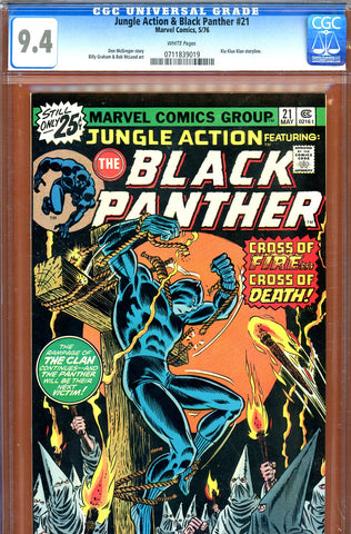 Jungle Action & B.P. #21 CGC graded 9.4  Ku Klux Klan storyline - SOLD!
