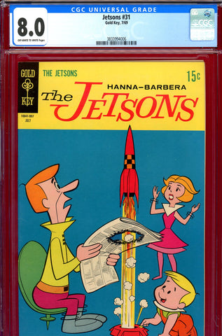 Jetsons #31 CGC graded 8.0 - based on TV series - SOLD!