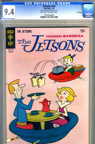 Jetsons #33   CGC graded 9.4 SOLD!