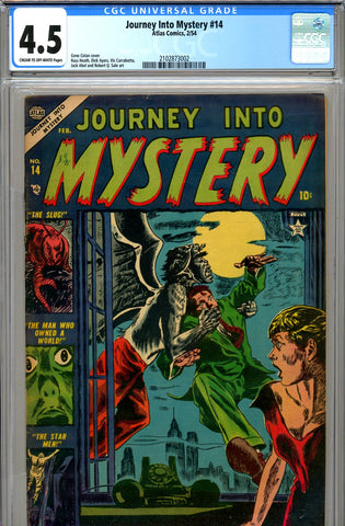 Journey Into Mystery #014 CGC graded 4.5  pre-Super-Hero SOLD!
