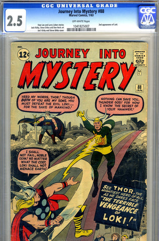 Journey into Mystery #088   CGC  graded 2.5 - SOLD!
