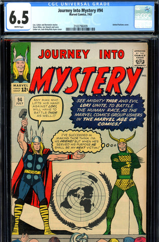 Journey into Mystery #094 CGC graded 6.5  United Nations cover SOLD!