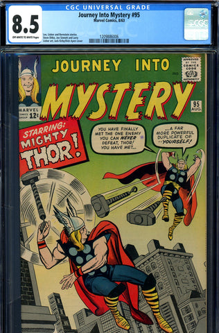 Journey Into Mystery #095 CGC graded 8.5  Thor vs. Thor - SOLD!