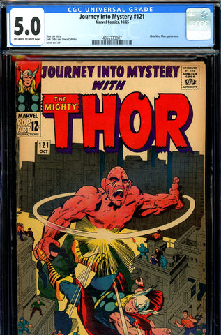 Journey Into Mystery #121 CGC graded 5.0 Absorbing Man cover and story