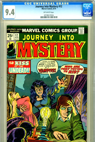 Journey Into Mystery #12 CGC graded 9.4 volume 2 - SOLD!