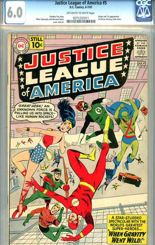 Justice League of America #05  CGC graded 6.0 - SOLD!