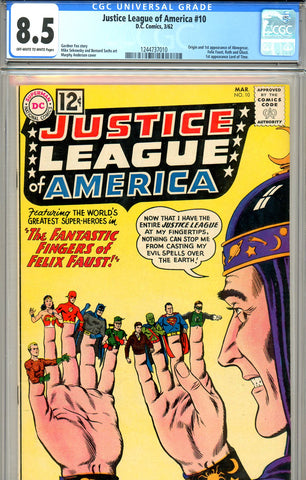 Justice League of America #10 CGC graded 8.5 SOLD!