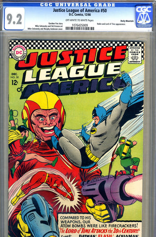 Justice League of America #50   CGC graded 9.2 - RM pedigree - SOLD!