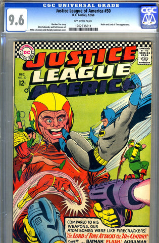 Justice League of America #50   CGC graded 9.6 - SOLD!