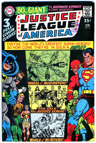 Justice League of America #58   VERY FINE+   1968