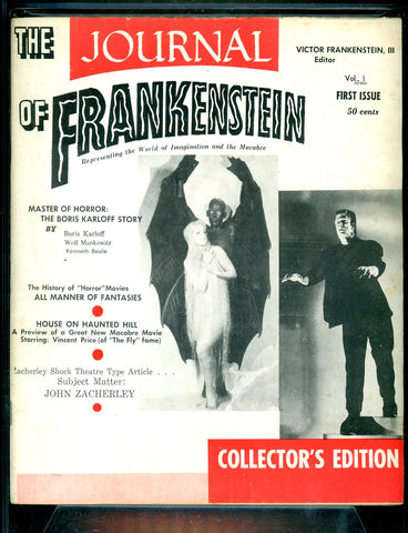 Journal of Frankenstein #1 CGC graded 5.5 - (1959) white pages - SOLD!