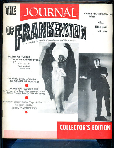 Journal of Frankenstein #1 CGC graded 7.5 - (1959) SOLD!