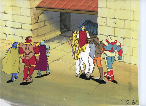 Original production cel -"King Arthur"- by Golden Films 003