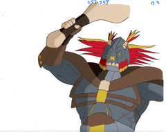 Original production cel -"King Arthur"- by Golden Films 099