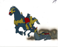 Original production cel -"King Arthur"- by Golden Films 112