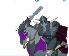 Original production cel -"King Arthur"- by Golden Films 119