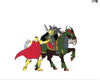 Original production cel -"King Arthur"- by Golden Films 124