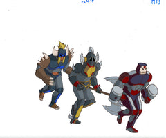 Original production cel -"King Arthur"- by Golden Films 130