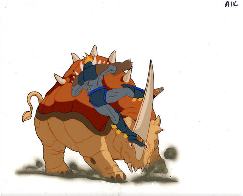 Original production cel -"King Arthur"- by Golden Films 133