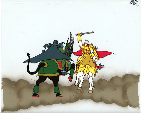 Original production cel -"King Arthur"- by Golden Films 135