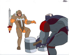 Original production cel -"King Arthur"- by Golden Films 139