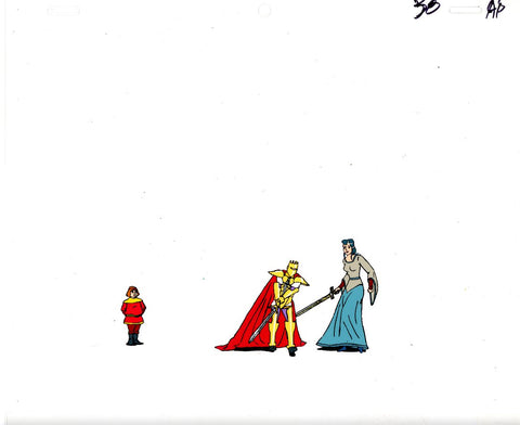 Original production cel -"King Arthur"- by Golden Films 154