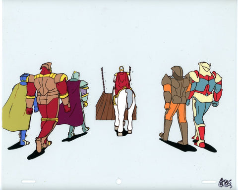 Original production cel -"King Arthur"- by Golden Films 157
