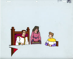 Original production cel -"King Arthur"- by Golden Films 158
