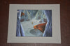 Original production cel -"King Arthur"- by Golden Films 259 MATTED w/original background