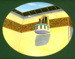 Original production cel -"King Arthur"- by Golden Films 261 MATTED w/original background