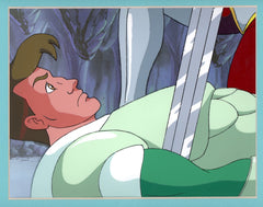 Original production cel -"King Arthur"- by Golden Films 263 MATTED