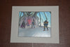 Original production cel -"King Arthur"- by Golden Films 265 MATTED w/original background