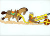 Original production cel -"King Arthur"- by Golden Films 283 SIZE 19" x 10.50"