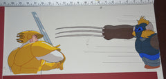 Original production cel -"King Arthur"- by Golden Films 287 SIZE 20.75" x 9.75"