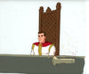 Original production cel -"King Arthur"- by Golden Films 290 SIZE 21.75" x 10.50"